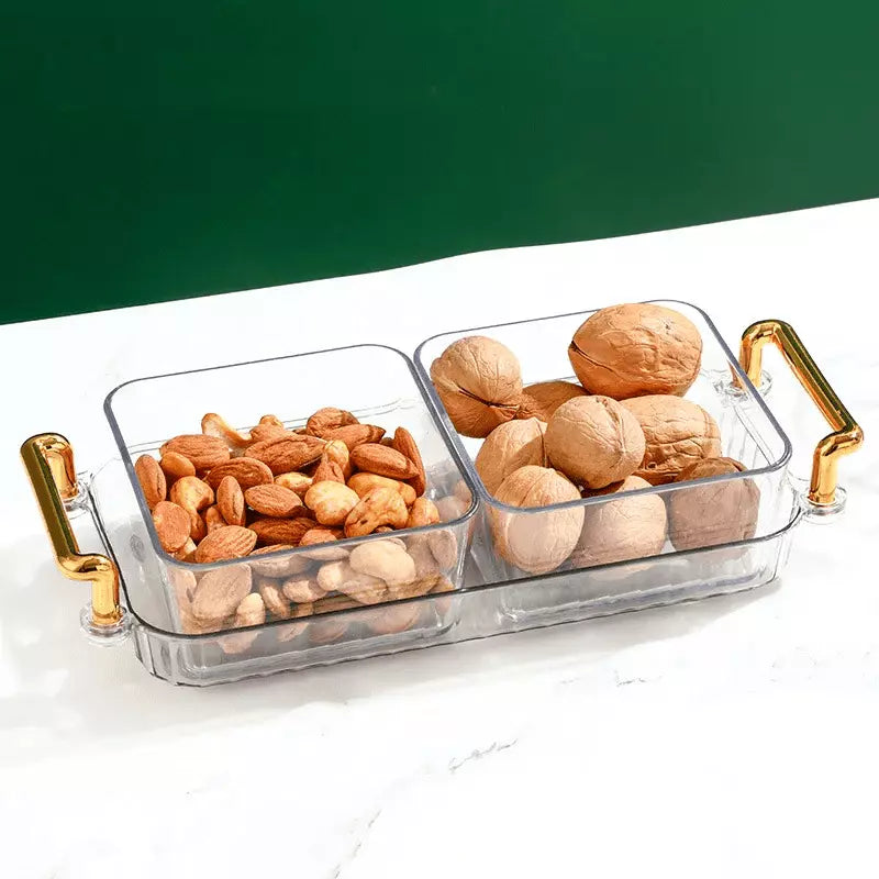 Multifunctional Snack Tray with Storage Containers