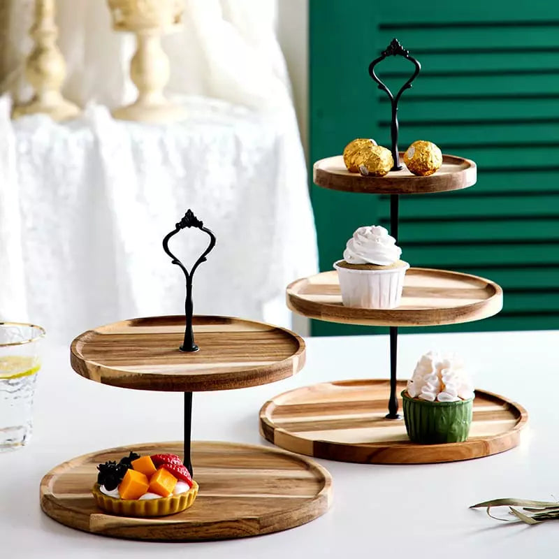 Wooden Candy Tray Stand for Sweets