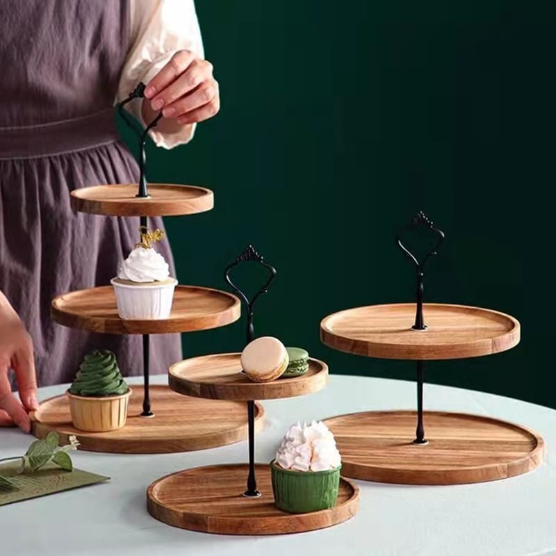 Wooden Candy Tray Stand for Sweets