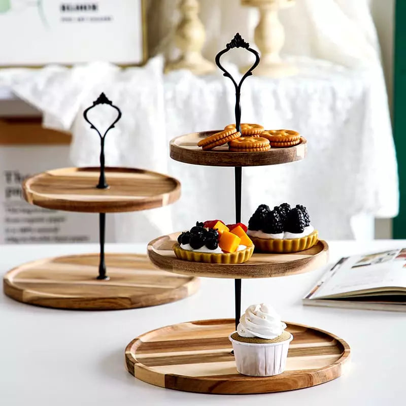 Wooden Candy Tray Stand for Sweets