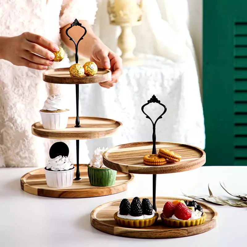 Wooden Candy Tray Stand for Sweets