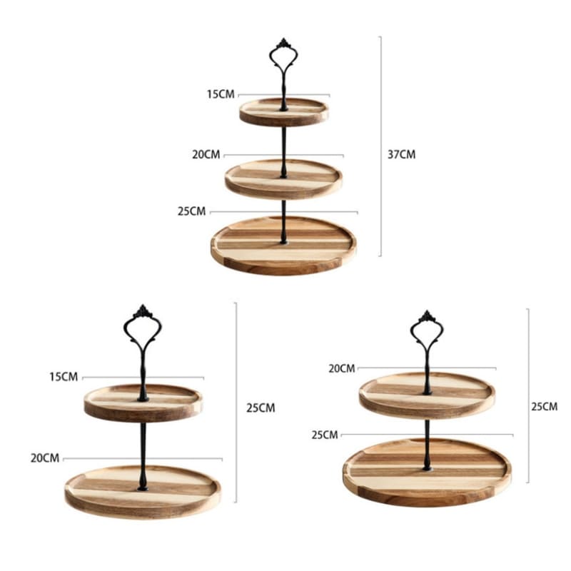 Wooden Candy Tray Stand for Sweets