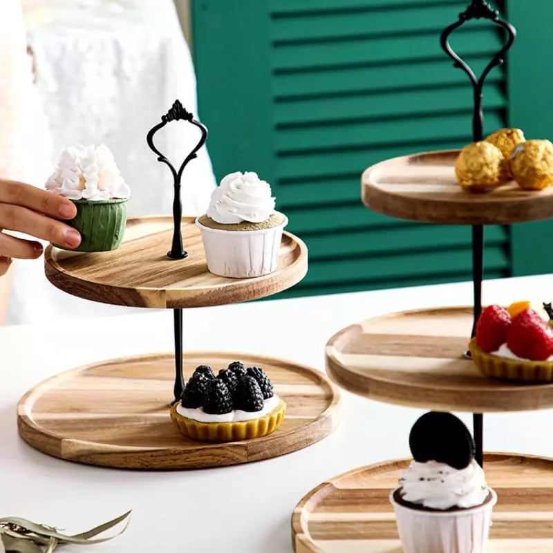 Wooden Candy Tray Stand for Sweets