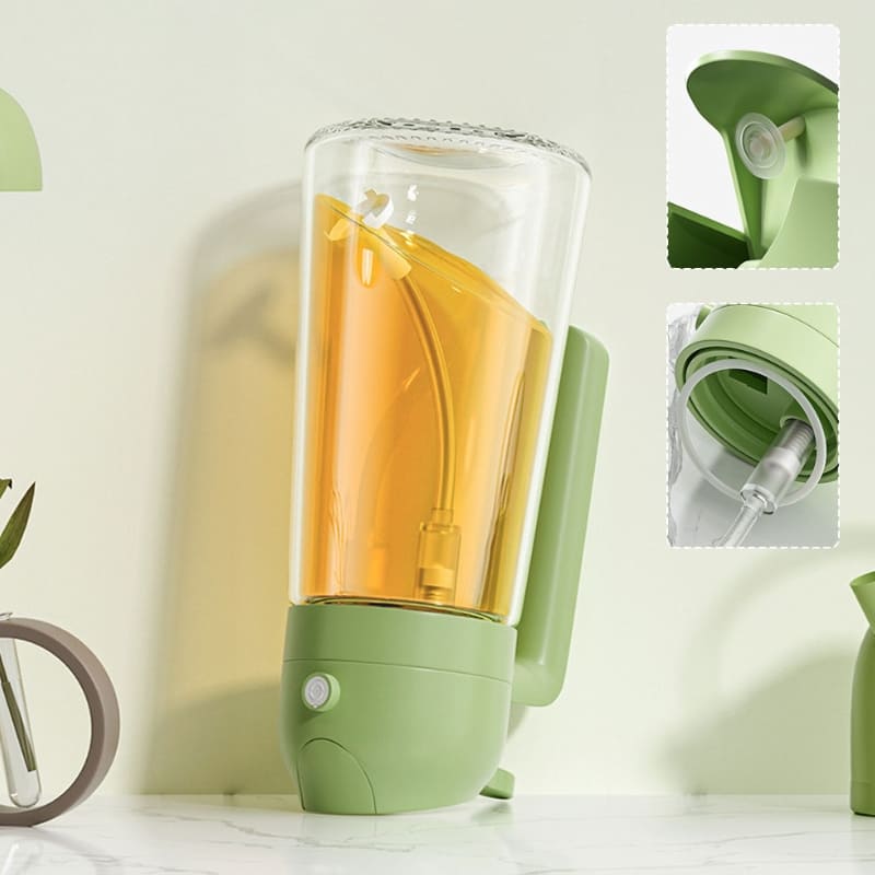 Oil Sprayer Dispenser Oil and Vinegar Holder 2-in-1