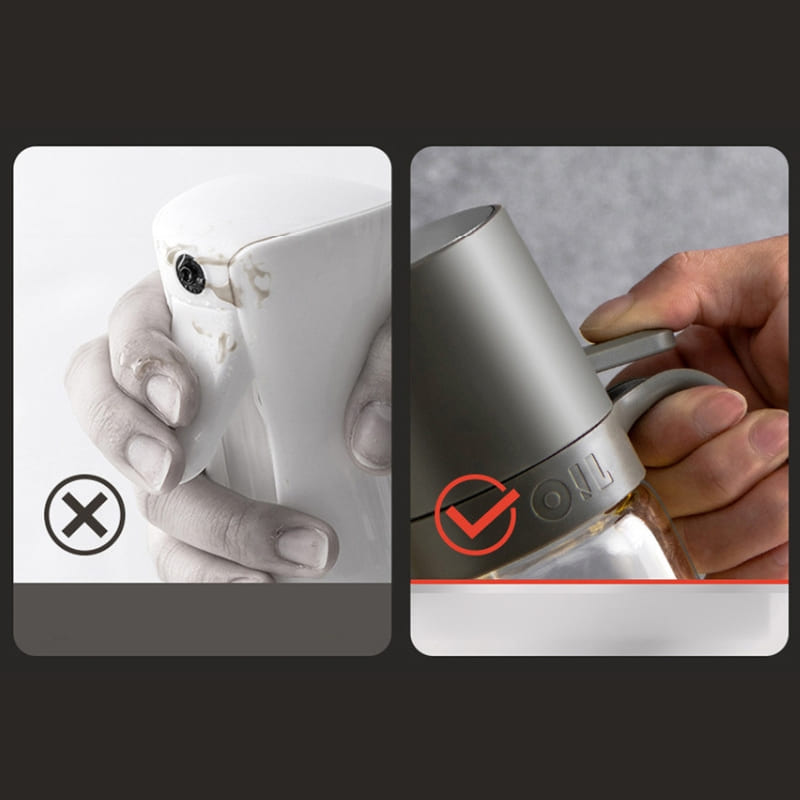 Olive Oil Sprayer with Olive Oil and Vinegar Dispenser
