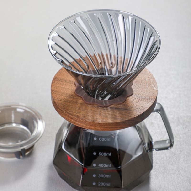 Glass Coffee Bottle Borosilicate Coffee Dripper Hario V60