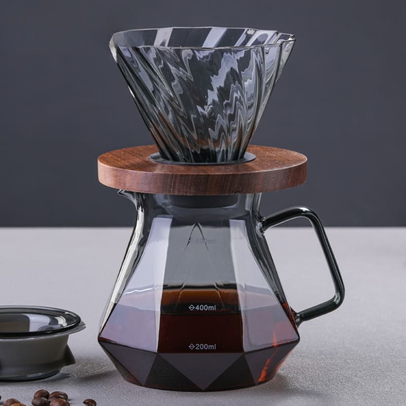 Glass Coffee Bottle Borosilicate Coffee Dripper Hario V60