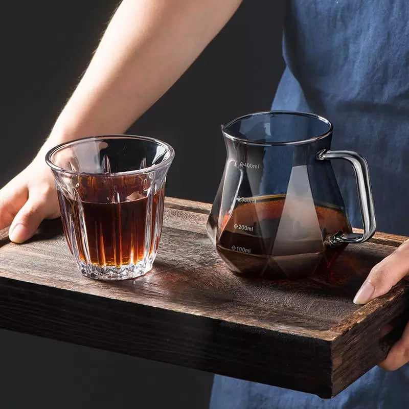 Glass Coffee Bottle Borosilicate Coffee Dripper Hario V60