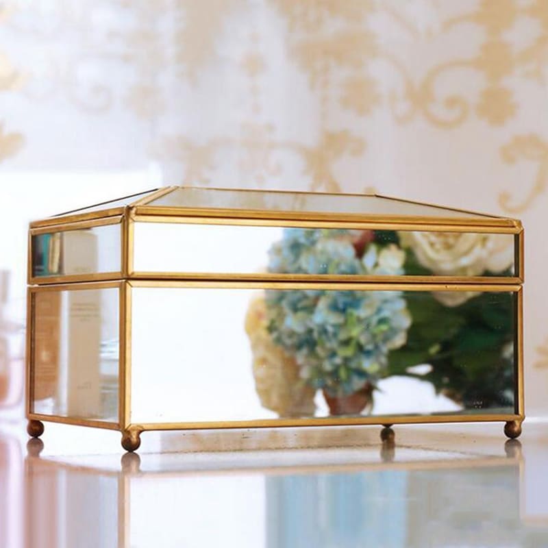 Polished Mirror Wet Wipe and Tissue Box