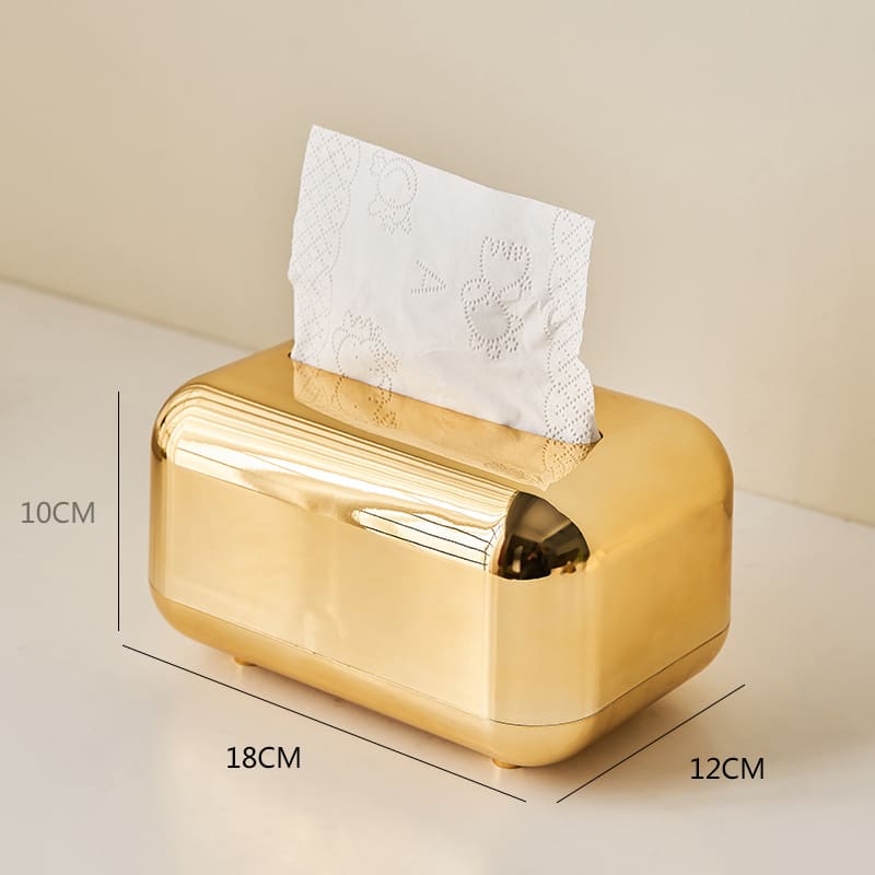 Chrome Dispenser Box for Wet Wipes and Paper