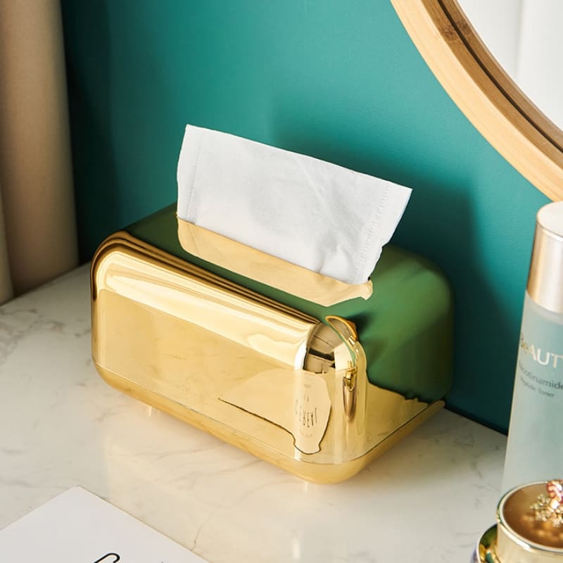 Chrome Dispenser Box for Wet Wipes and Paper