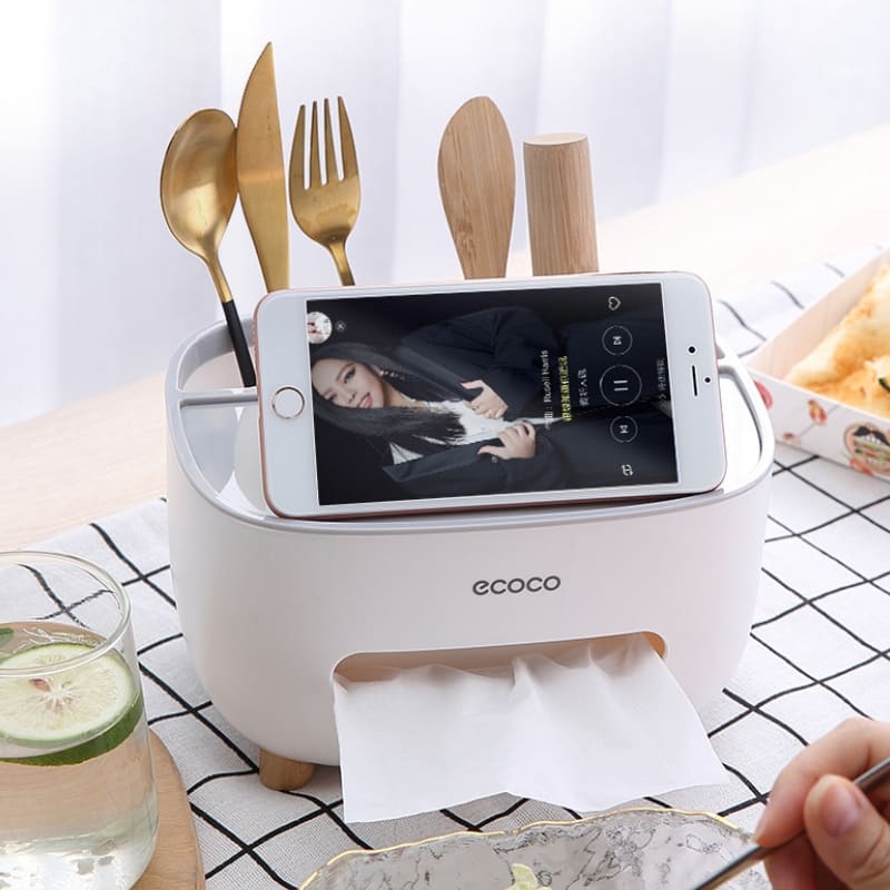 Multifunctional Wet Wipe Box and Card Holder