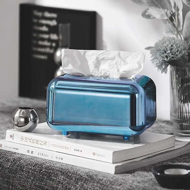 Chrome Dispenser Box for Wet Wipes and Paper