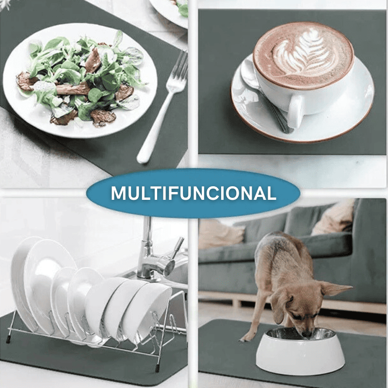 Coffee Corner Non-Slip Absorbent Rug Polished Housie
