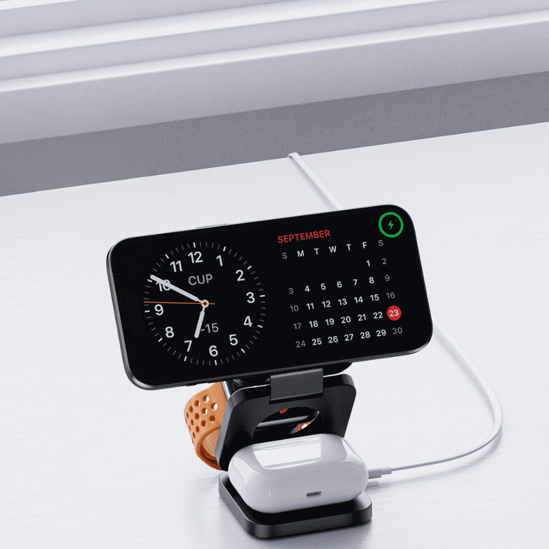 iPhone Wireless Charger Stand for Apple Watch and AirPods