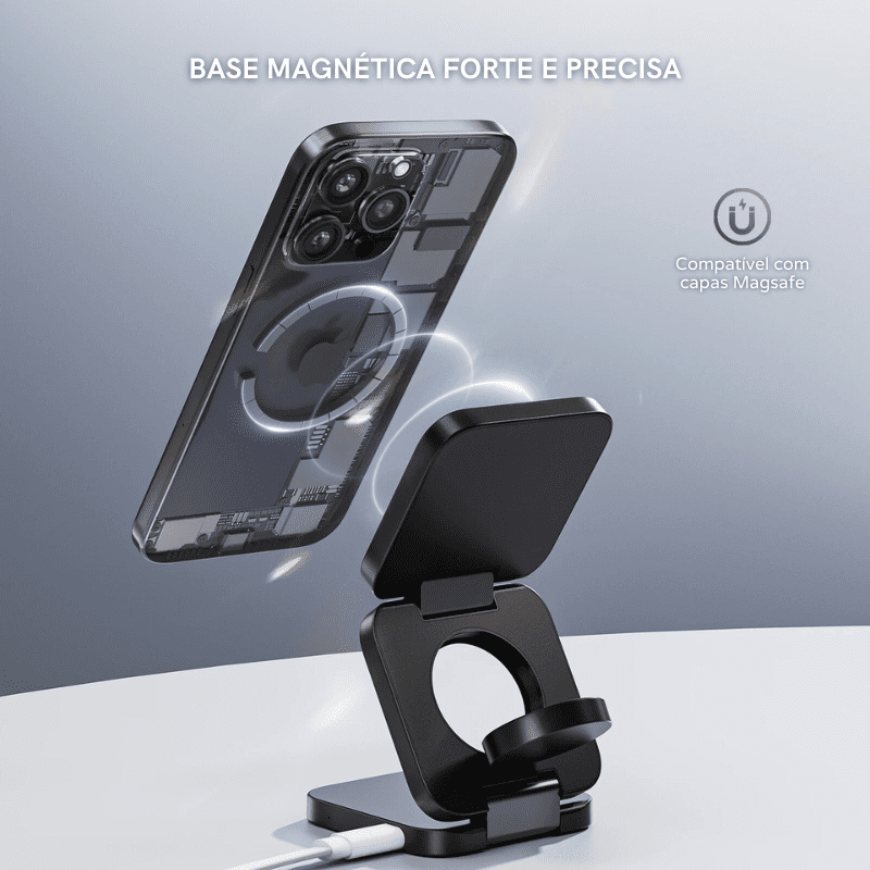 iPhone Wireless Charger Stand for Apple Watch and AirPods