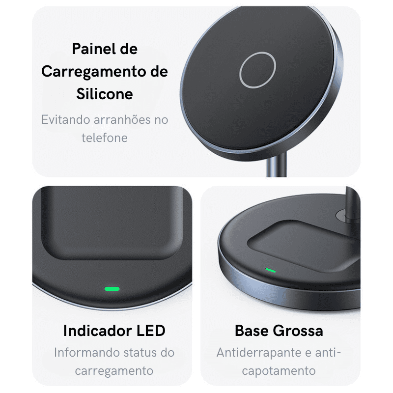 Magnetic Wireless Charger for iPhone and AirPods