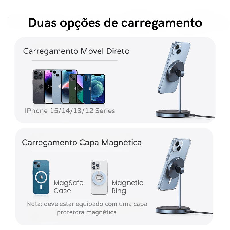 Magnetic Wireless Charger for iPhone and AirPods