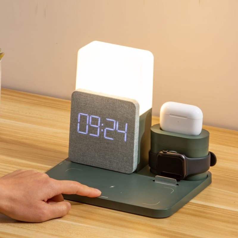 Induction Charger for Desk Lamp and Alarm Clock