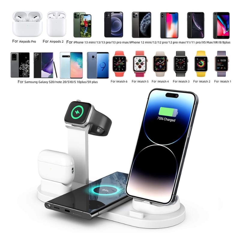 Multifunctional Wireless Induction Charger for iPhone and Samsung