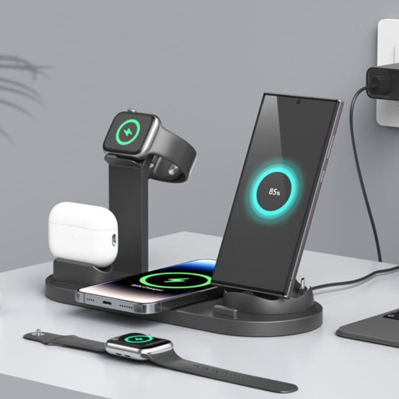 Multifunctional Wireless Induction Charger for iPhone and Samsung