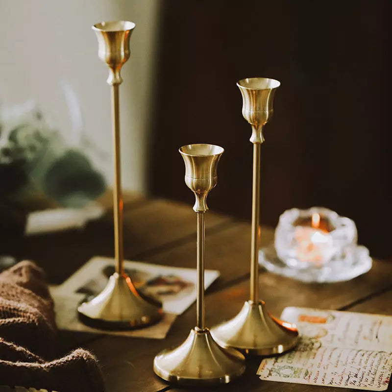 Retro Decorative Candle Holder Stand Polihousi