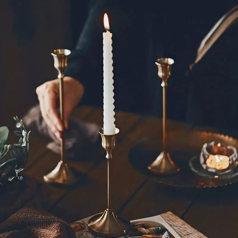 Retro Decorative Candle Holder Stand Polihousi