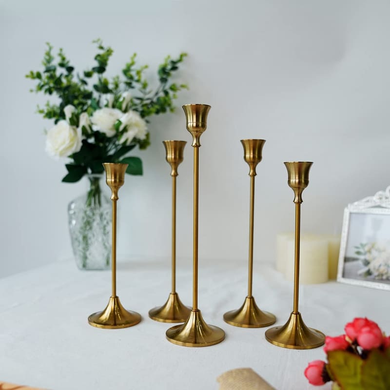 Retro Decorative Candle Holder Stand Polihousi