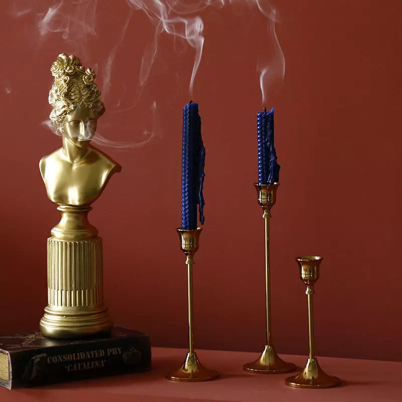 Retro Decorative Candle Holder Stand Polihousi
