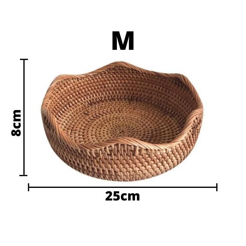 Handmade Rattan Wicker Basket