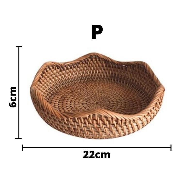 Handmade Rattan Wicker Basket