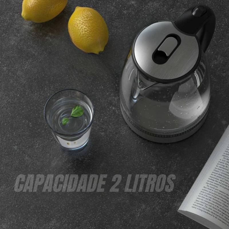 2L Borosilicate Electric Kettle 110v/220v