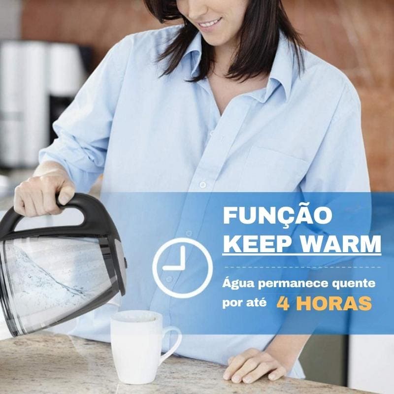 2L Borosilicate Electric Kettle 110v/220v