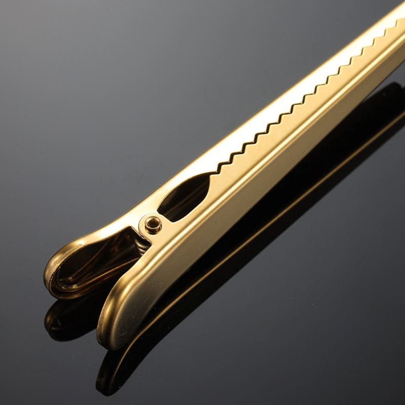 Stainless Steel Coffee Spoon with Clamp and Packaging Clip