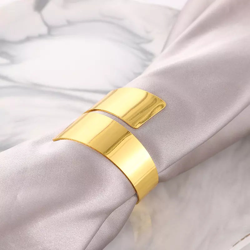 6-piece Spiral Fabric Napkin Rings Set