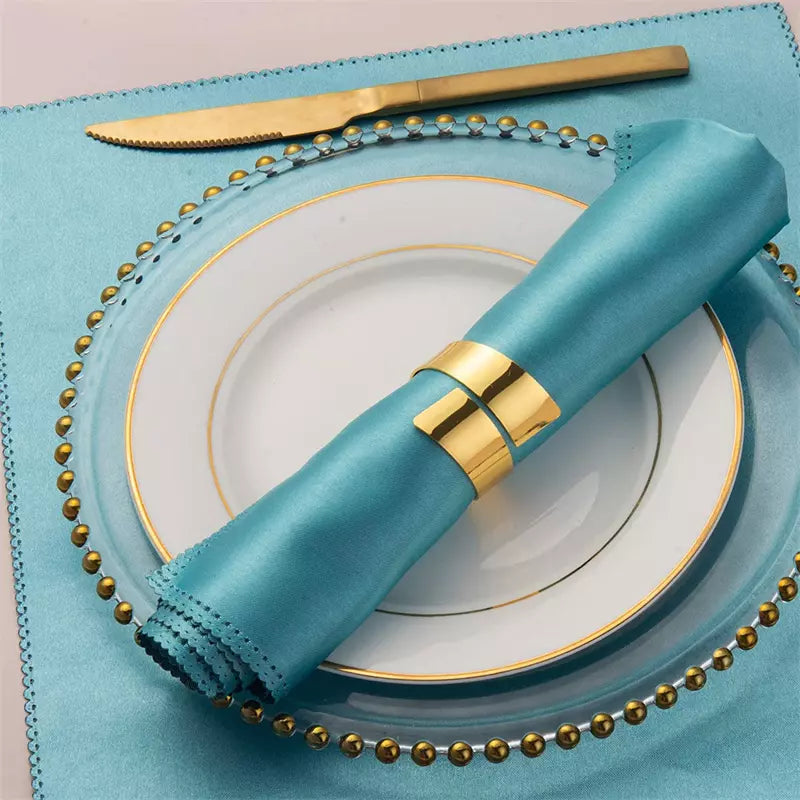 6-piece Spiral Fabric Napkin Rings Set