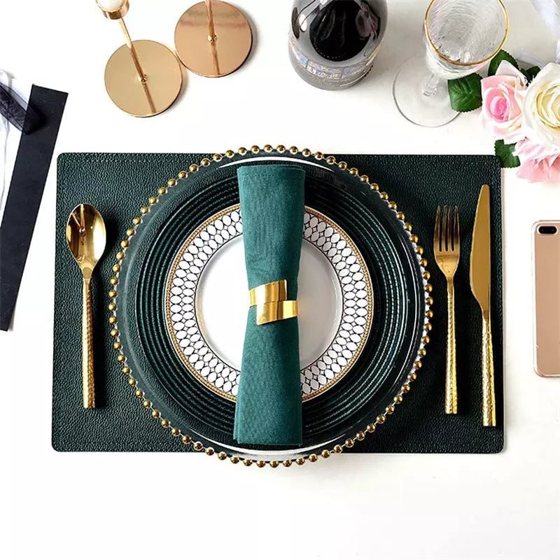 6-piece Spiral Fabric Napkin Rings Set
