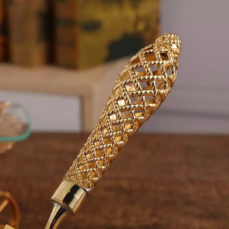 Gold Palette Knife and Spatula Set for Cake