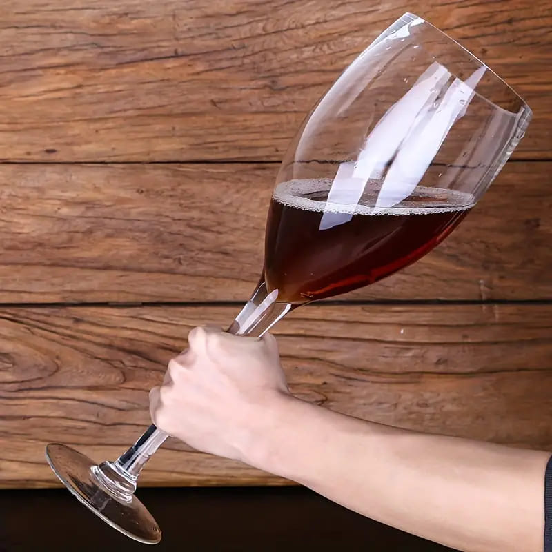Giant Crystal Beer Mug Glass for Home Bar