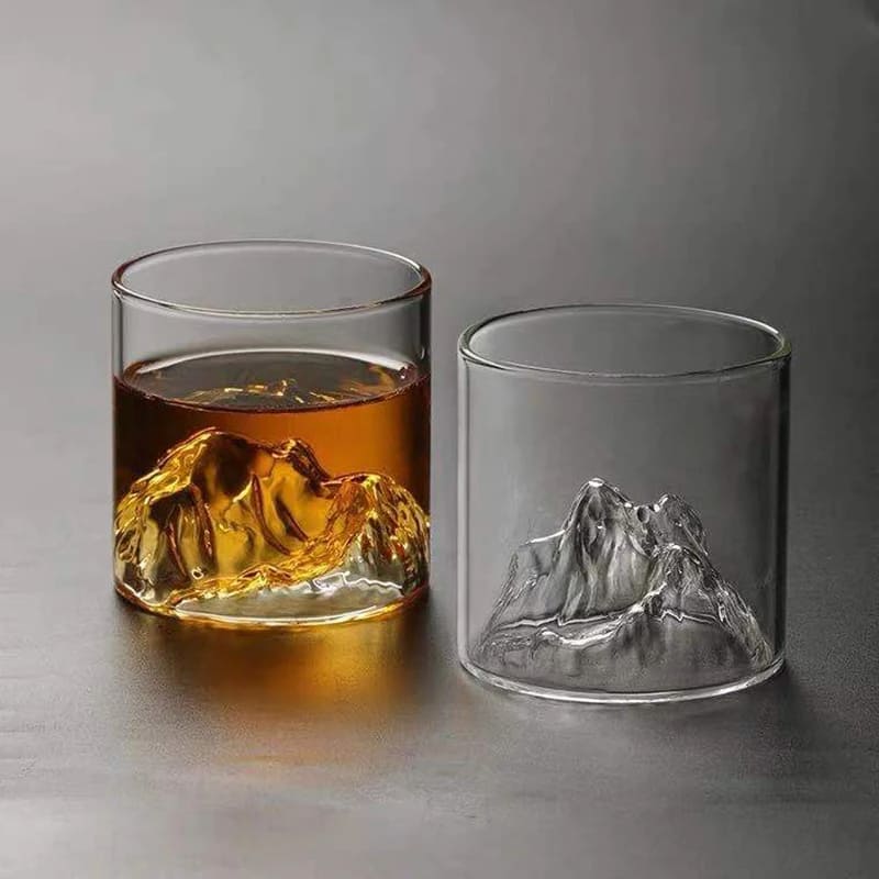 Crystal Drinks Iceberg Bar Glass for Whiskey at Home