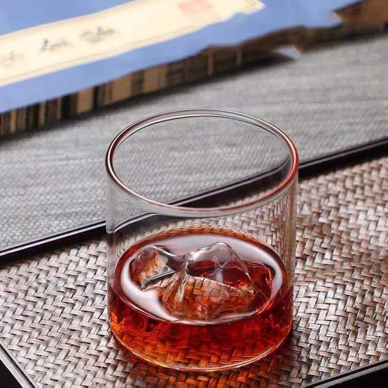Crystal Drinks Iceberg Bar Glass for Whiskey at Home