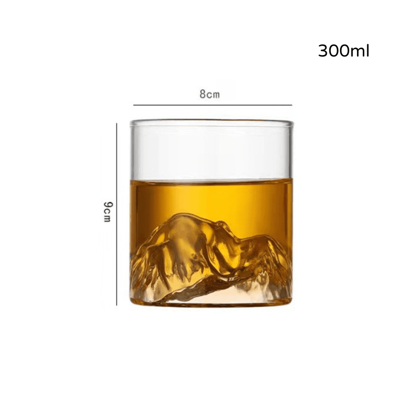 Crystal Drinks Iceberg Bar Glass for Whiskey at Home