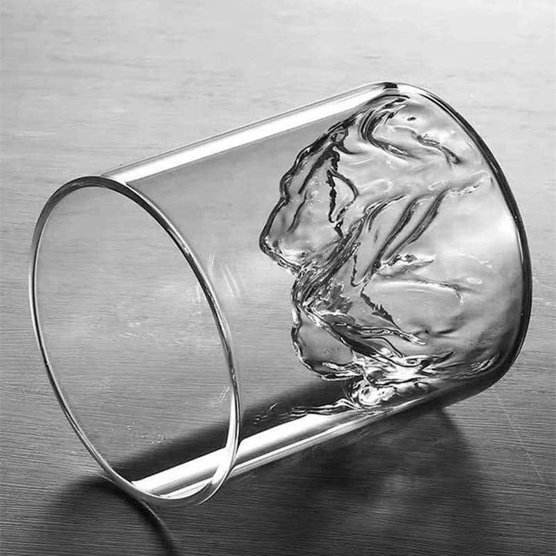Crystal Drinks Iceberg Bar Glass for Whiskey at Home