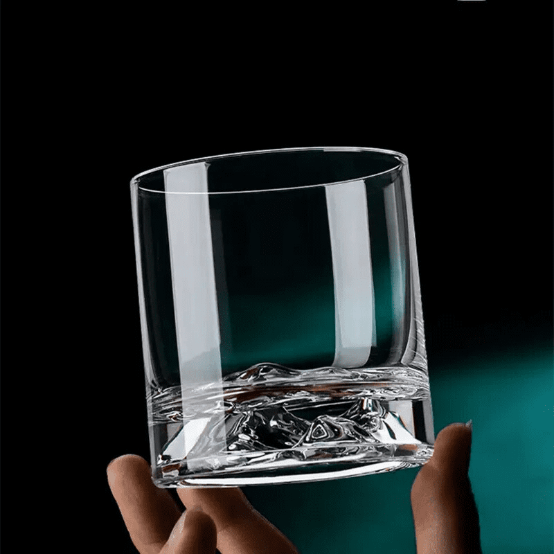 Crystal Drinks Iceberg Bar Glass for Whiskey at Home
