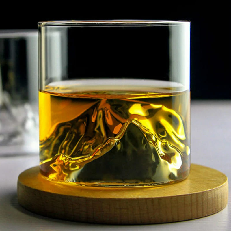 Crystal Drinks Iceberg Bar Glass for Whiskey at Home