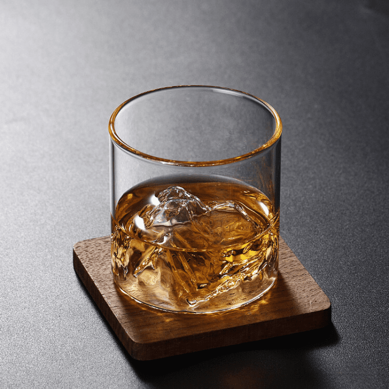 Crystal Drinks Iceberg Bar Glass for Whiskey at Home