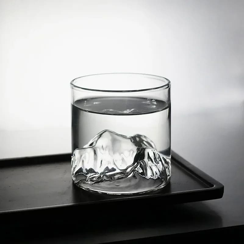 Crystal Drinks Iceberg Bar Glass for Whiskey at Home