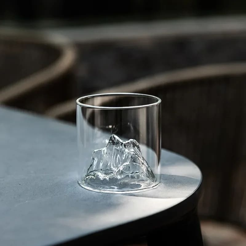 Crystal Drinks Iceberg Bar Glass for Whiskey at Home