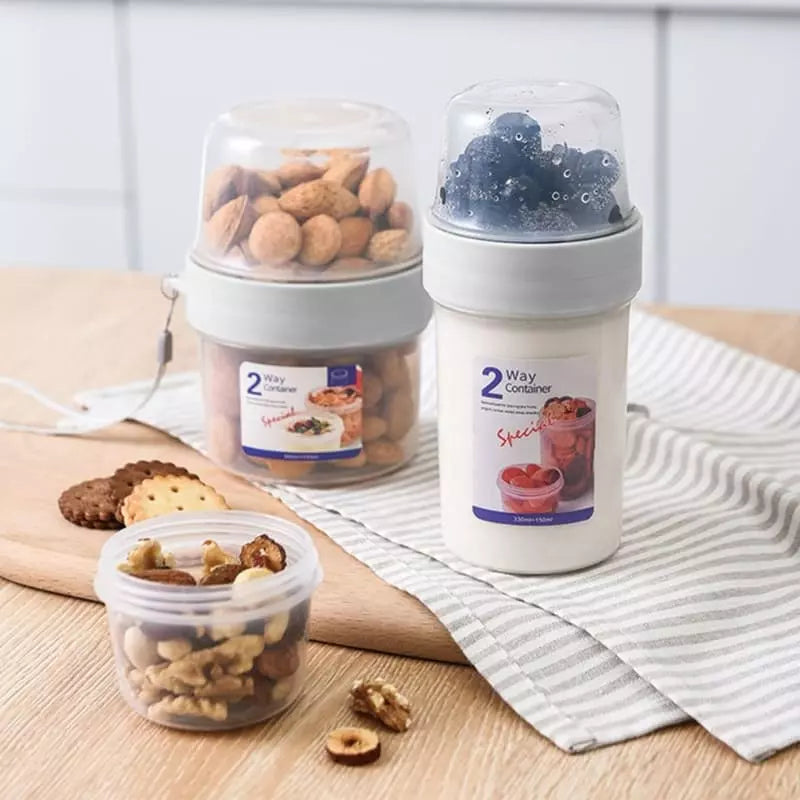 Portable Cereal, Salad, and Fruit Breakfast Cup