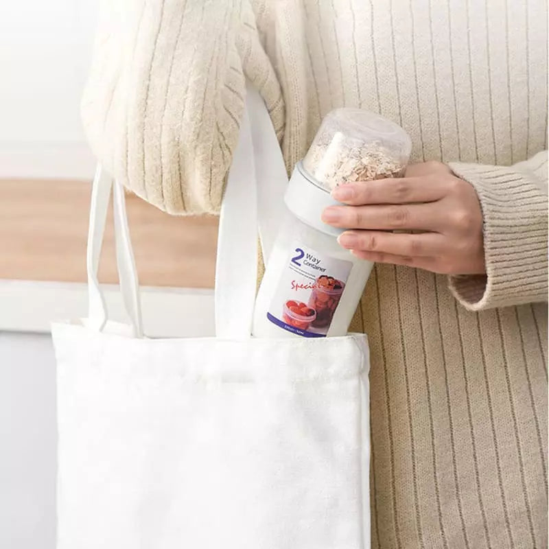 Portable Cereal, Salad, and Fruit Breakfast Cup
